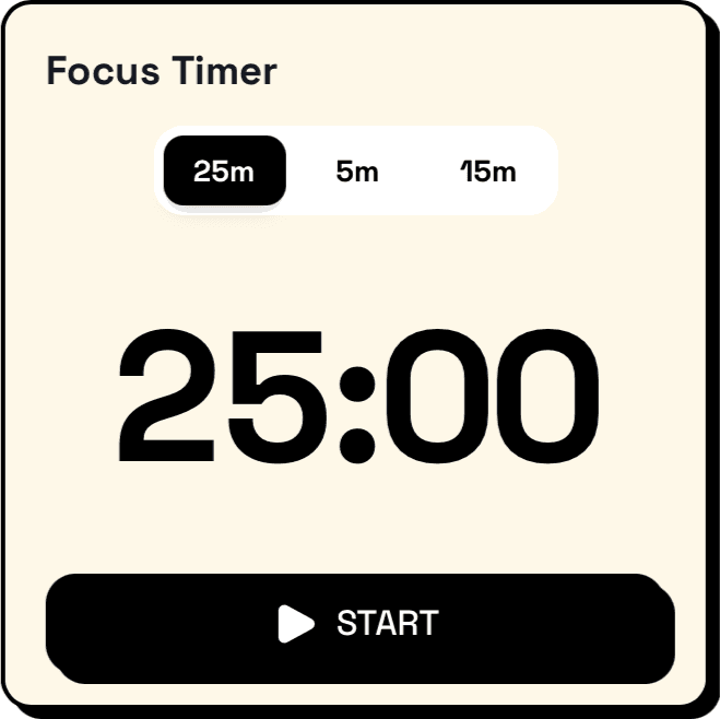 Focus Timer